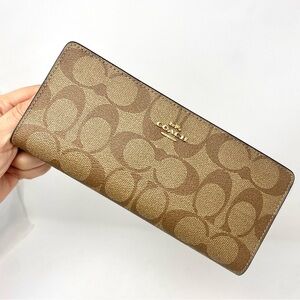 NWT Coach Slim Wallet